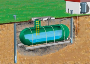 ZCL NSF 61 listed underground fiberglass potable water tanks