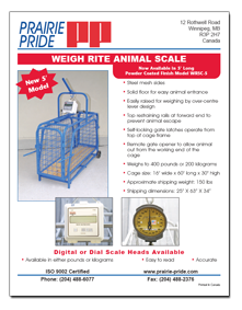 Weigh Rite Animal Scales